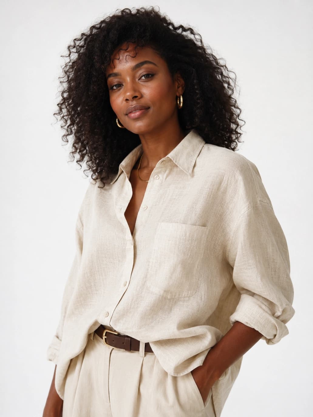 Camisa Linho Capri